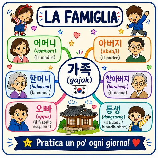 Mappa mentale: Famiglia